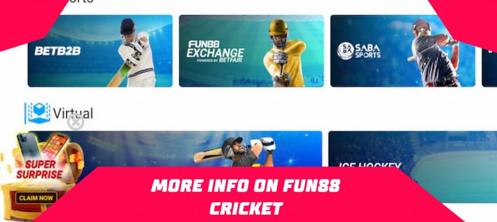 More info on Fun88 cricket