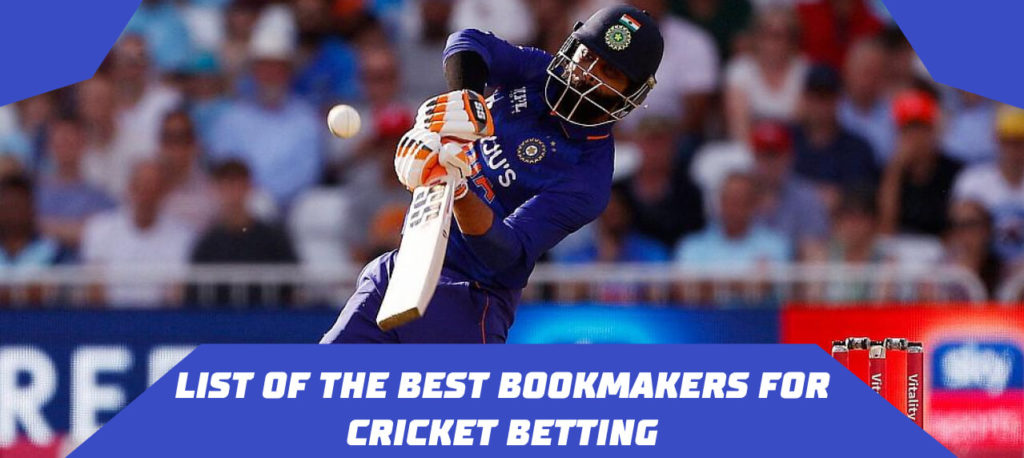List of the best bookmakers for cricket betting
