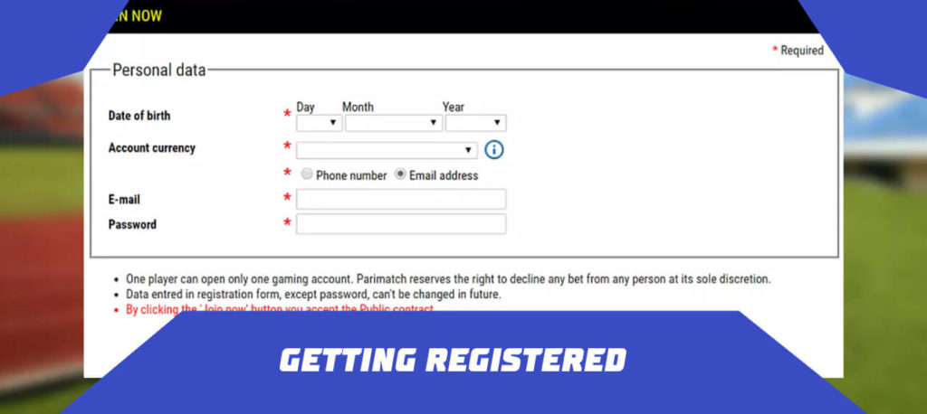 Cricket betting Getting registered  