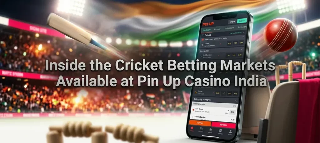 Cricket ball mid-flight, betting markets